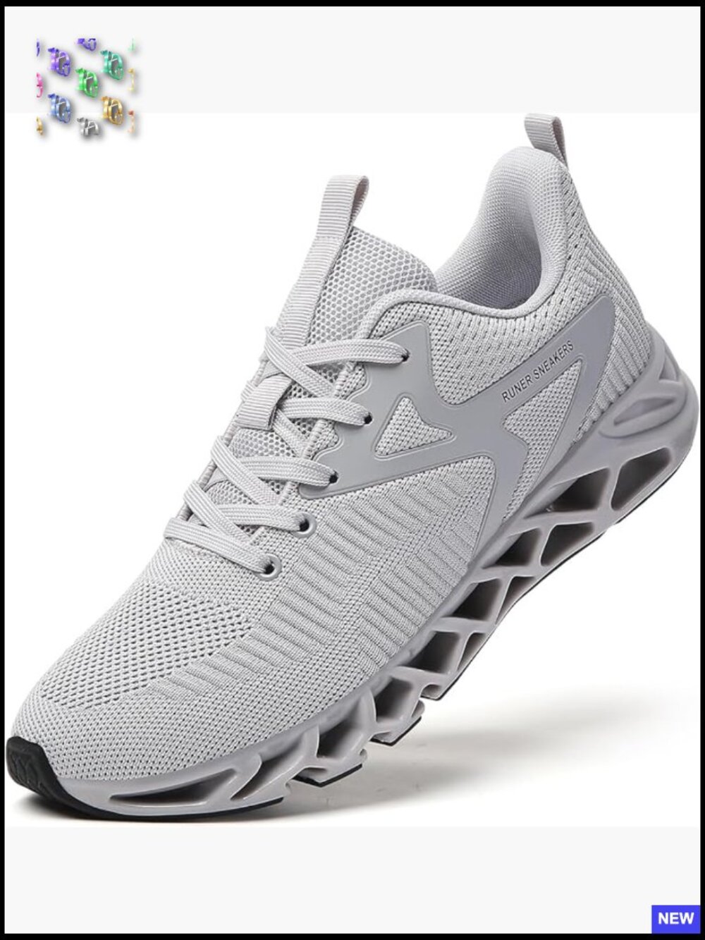Men's Athletic Sneakers Low Top Lace Up Comfortable Casual Walking Running